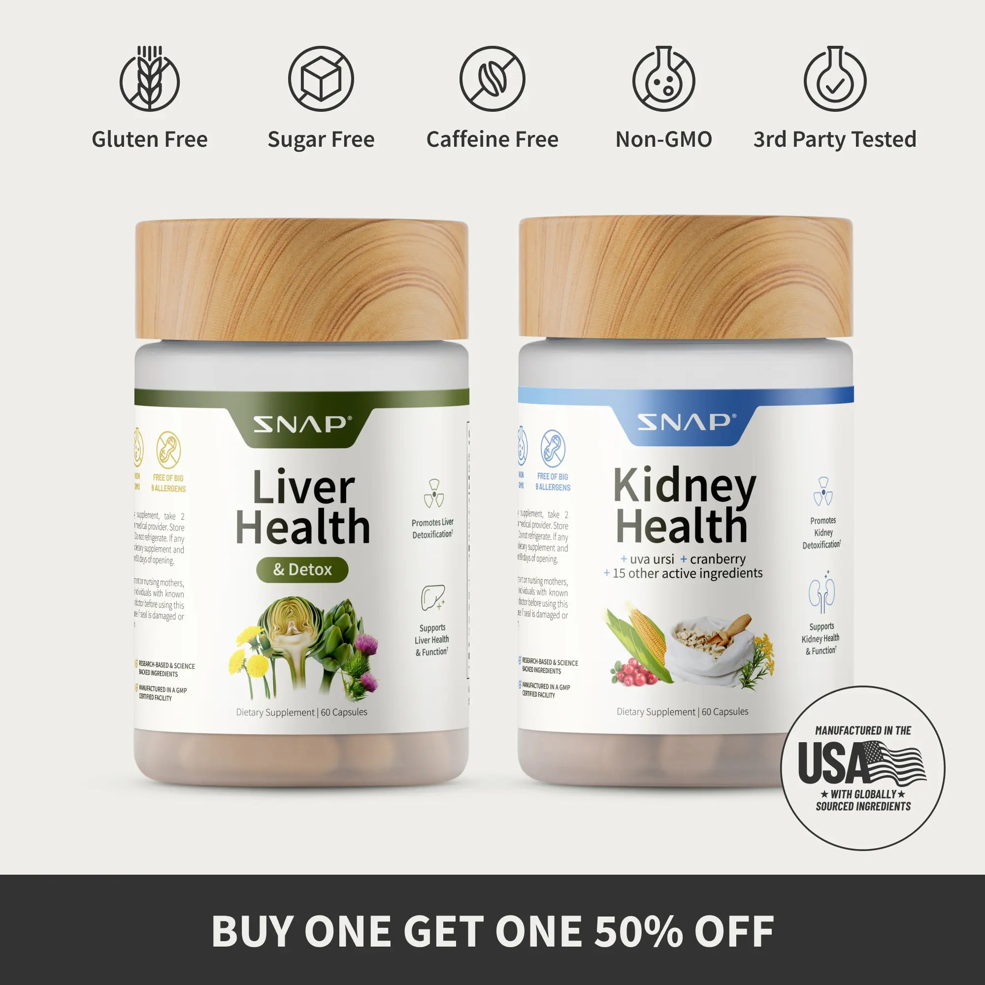 Revitalize Your Health with the Ultimate Liver & Kidney Support Bundle from Snap Supplements