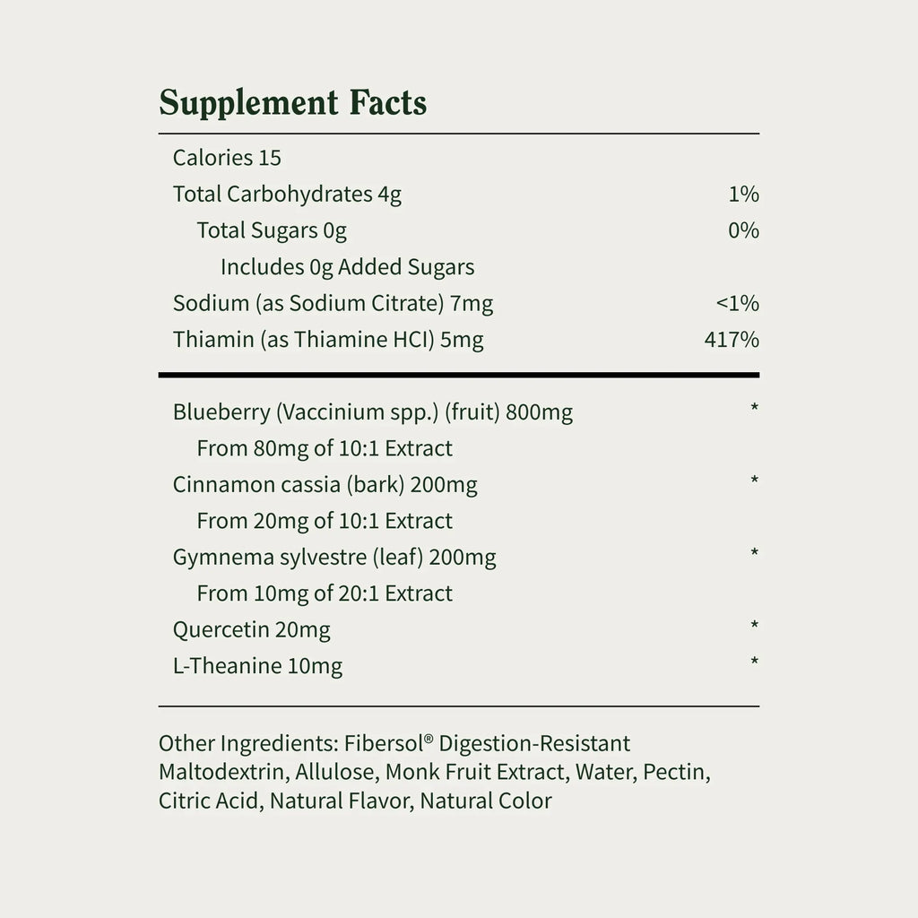 Snap Supplements - Blood Sugar Gummies - Natural Supplement - Green Apple Flavor