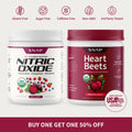 Elevate Your Heart Health with Snap Supplements Nitric Oxide Beet Root Powder and Heart Beets Powder - Delicious Mixed Berry Flavor