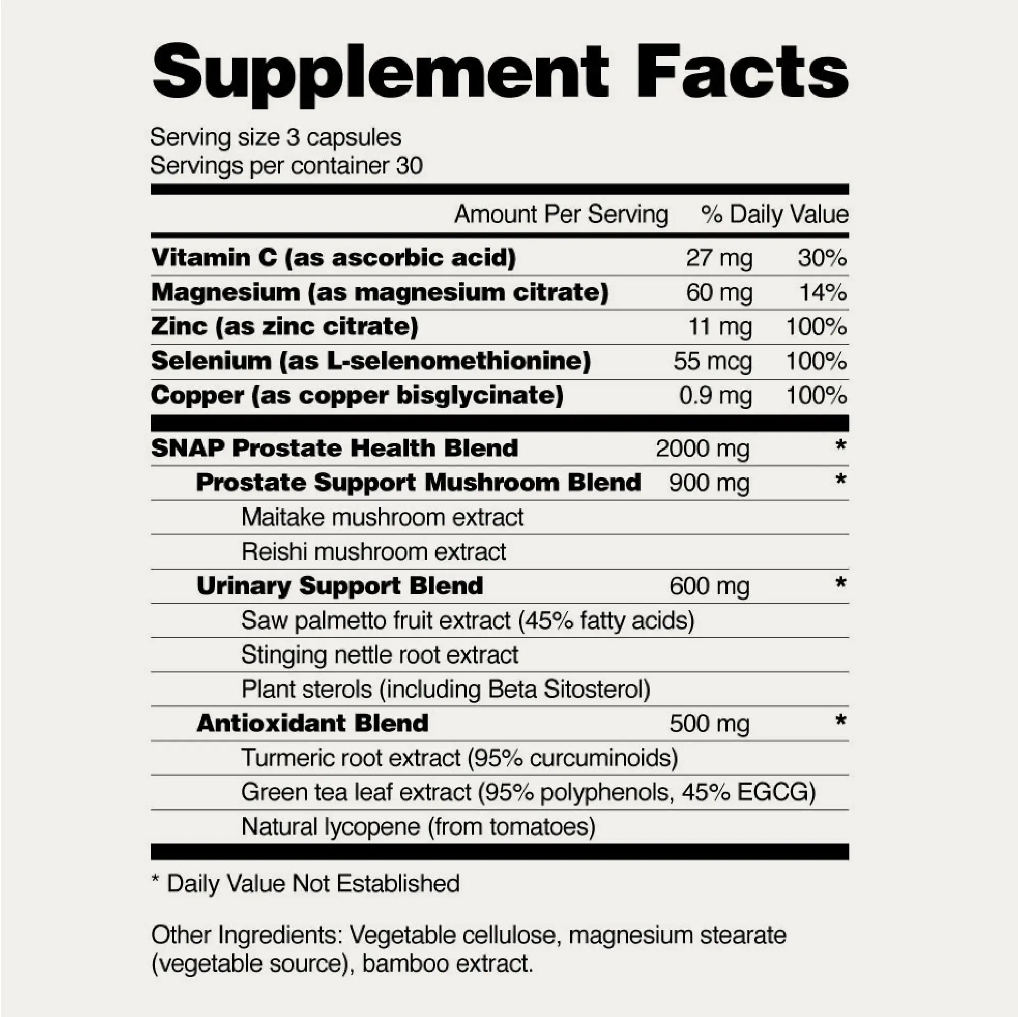 Boost Your Health with Snap Supplements - Prostate Health & Brain Food Bundle for Optimal Cognitive and Prostate Support