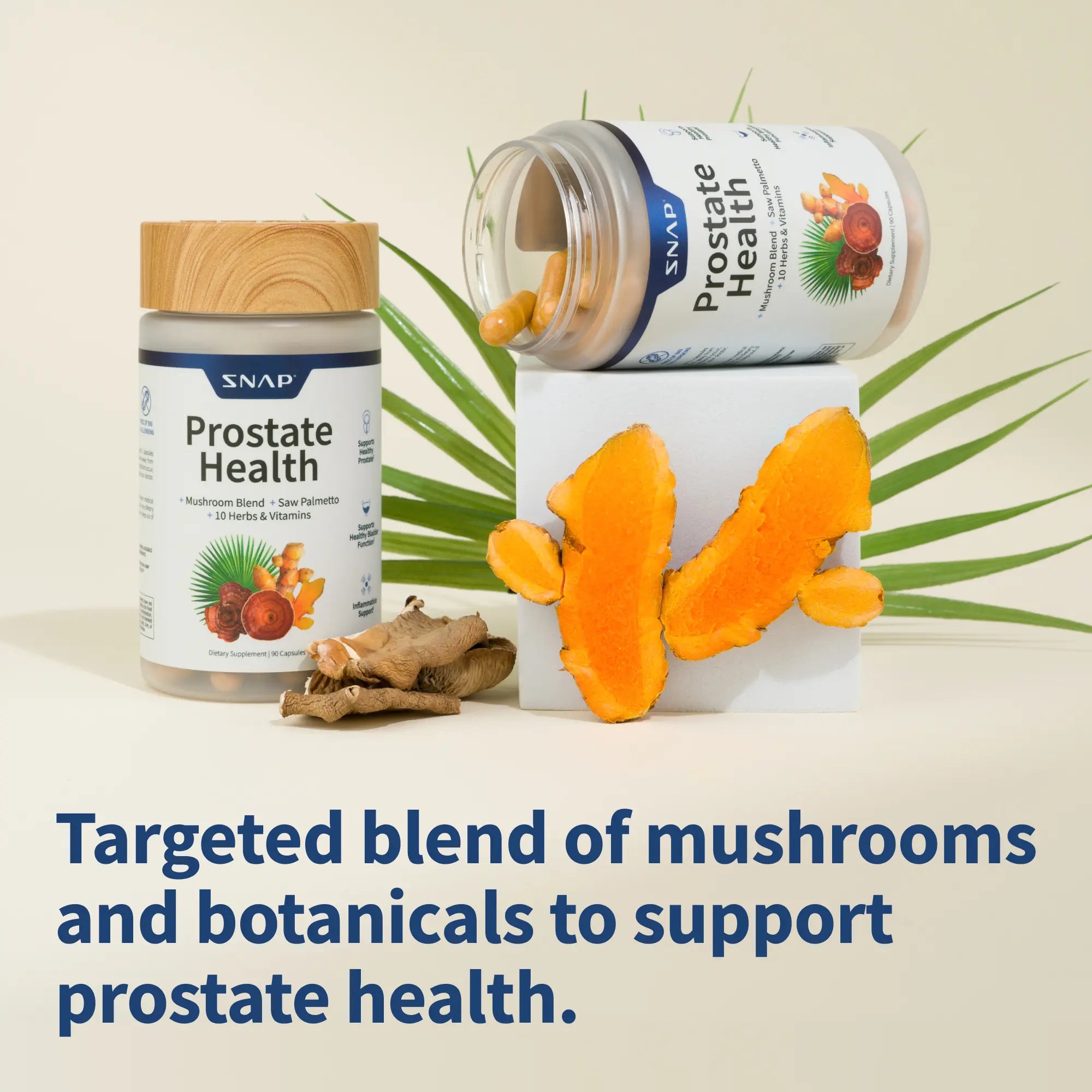 Boost Your Health with Snap Supplements - Prostate Health & Brain Food Bundle for Optimal Cognitive and Prostate Support