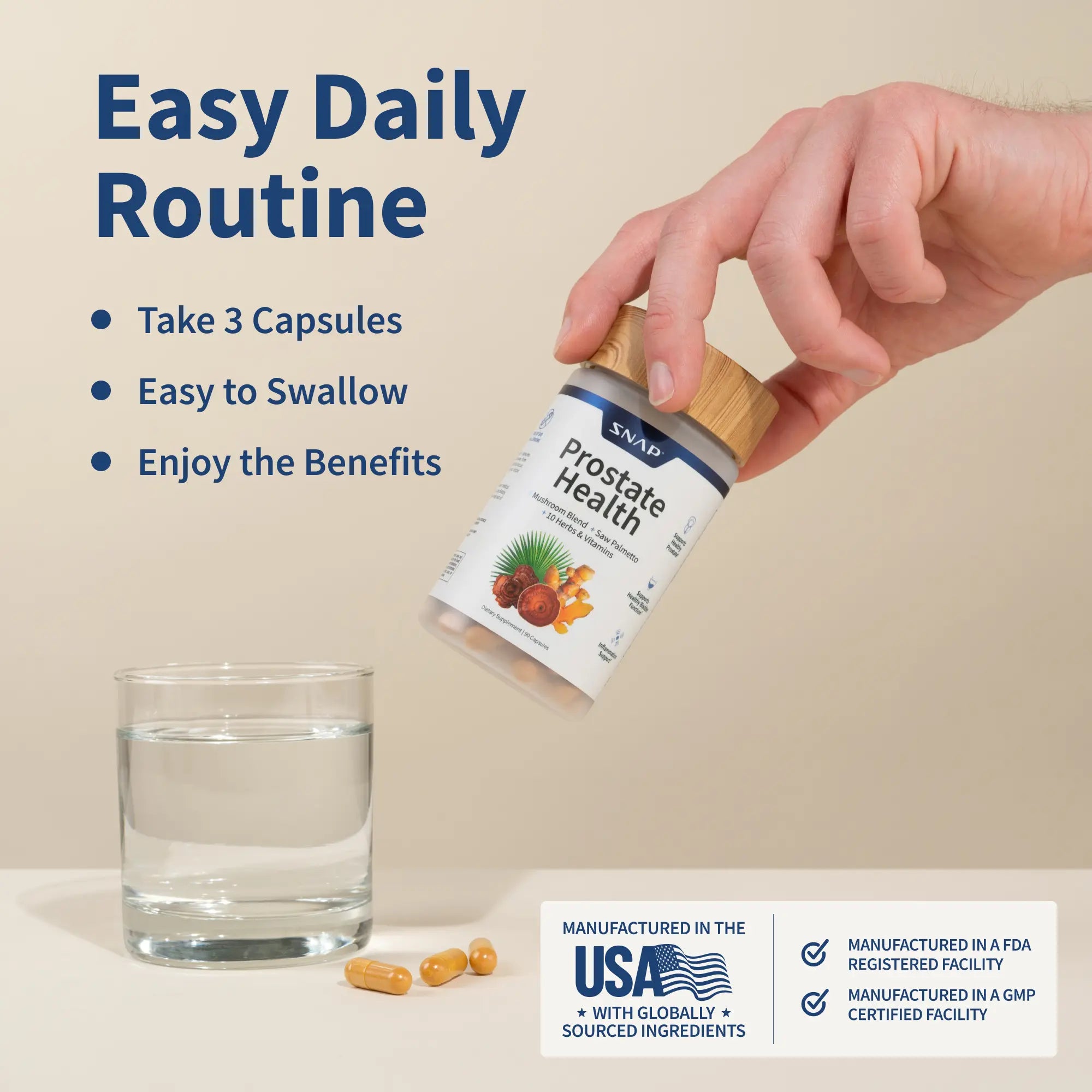 Snap Supplements - Prostate Health + Sleep Complex